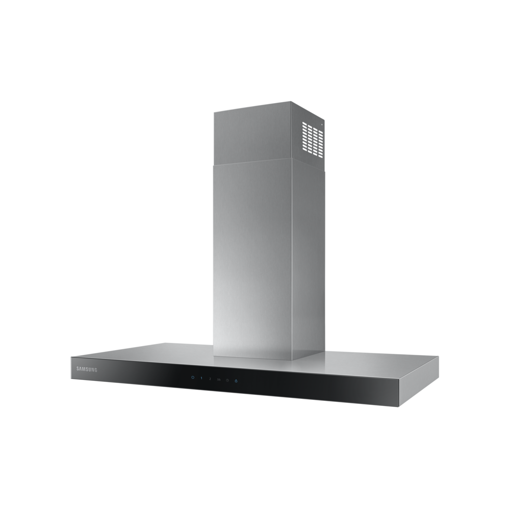 Campana SAMSUNG 90 cm con Control Táctil Vidrio Negro y Acero OUTLET PREMIUM - NK36M5070BS