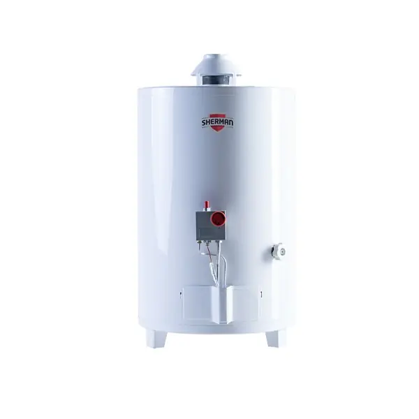 Termotanque SHERMAN Gas 50L Pie Blanco - TPGP050MSH13