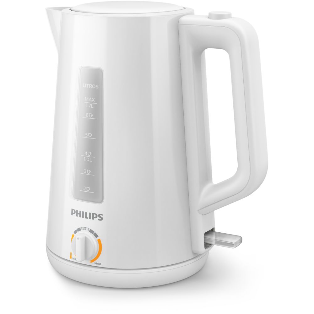 Pava Eléctrica PHILIPS 1,7 L con Control de Temperatura Serie 5000 Blanca OUTLET PREMIUM - HD9368/00