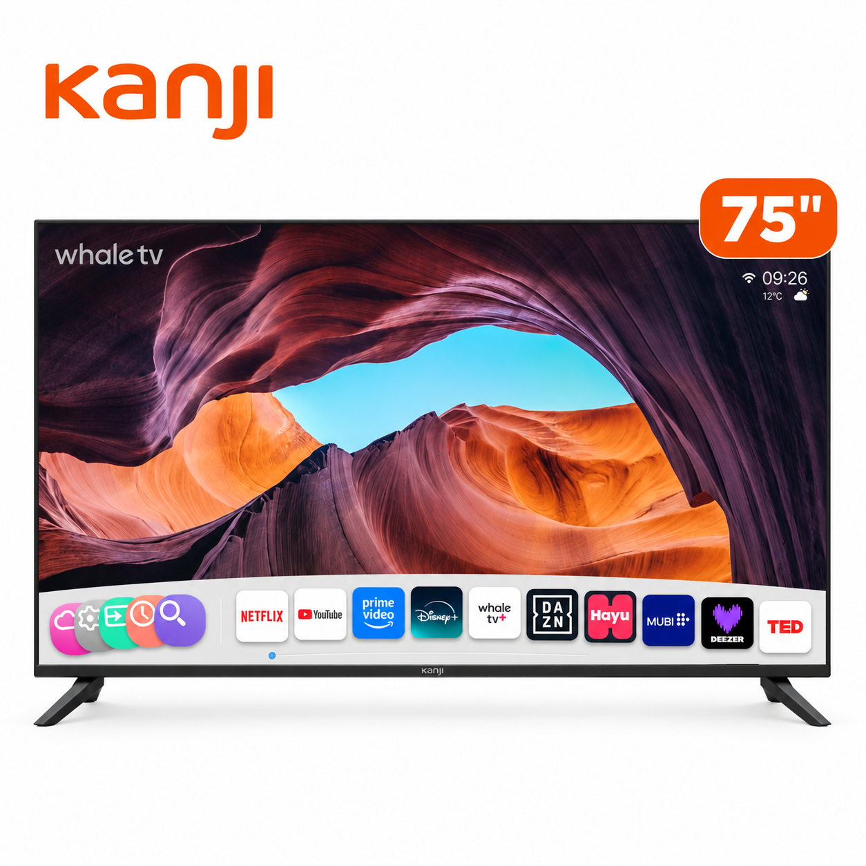 Smart Tv Kanji 75" 4K QLED GOOGLE TV - KJ-75ST005-2QW