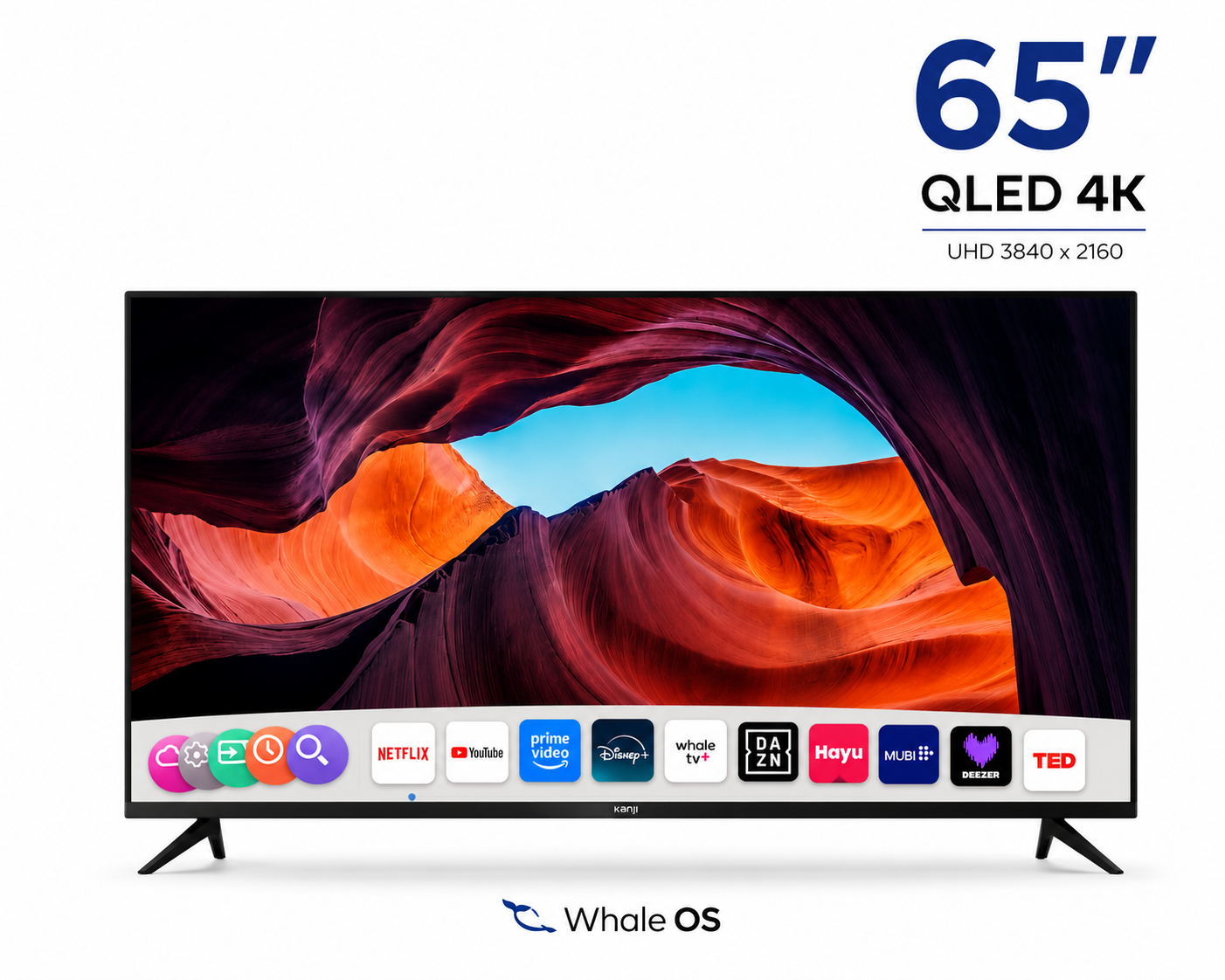 Smart TV Kanji 65″ 4K UHD Whale OS - KJ-65ST005-2QW