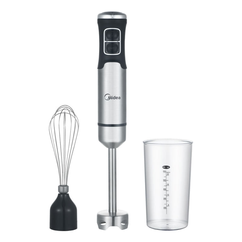 Licuadora de Mano MIDEA 850 W Inox con Vaso Medidor - HB-1100X2AR1