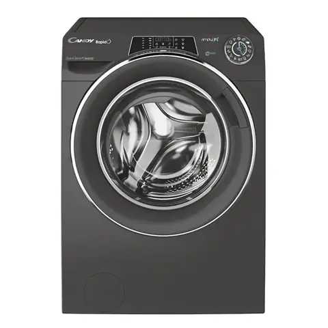 Lavarropas CANDY 9 Kg Carga Frontal Inverter 1600 RPM WiFi Antracita PRIMERA - RO1696DWHC7R