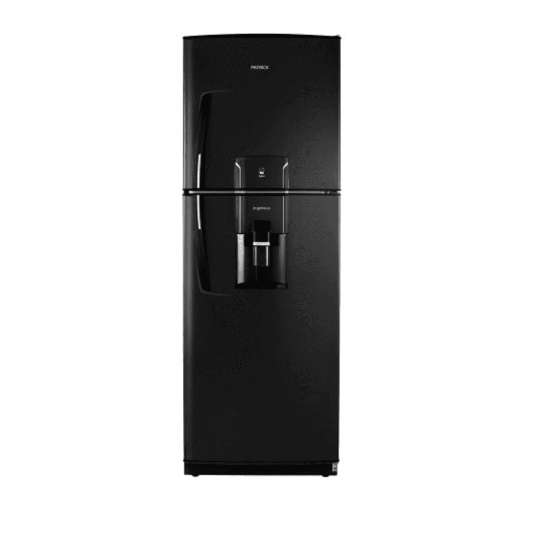 Heladera Patrick hpk151 400ltd negra espejada