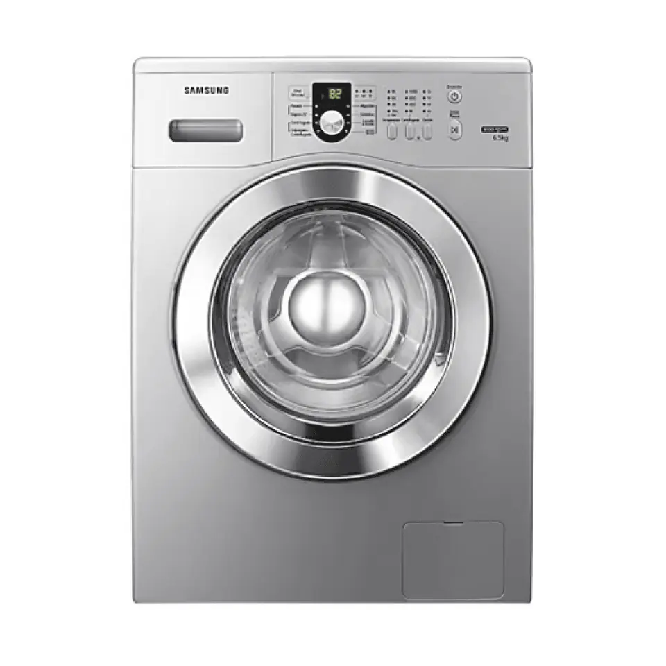 Lavarropas automático Samsung acero 6.5kg 200v