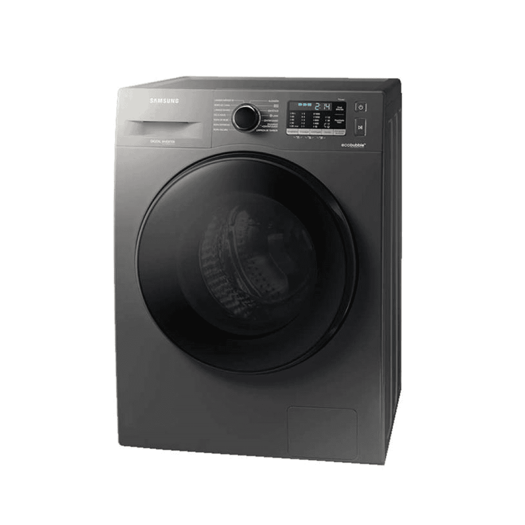 Lavarropas Samsung 9 kg Inverter  1400rpm Acero - Ecobubble