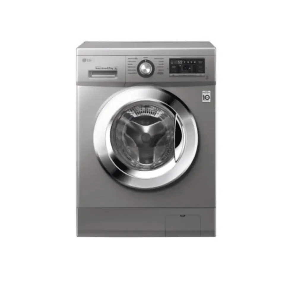 Lavarropas LG 8,5kg 1400rpm inverter acero