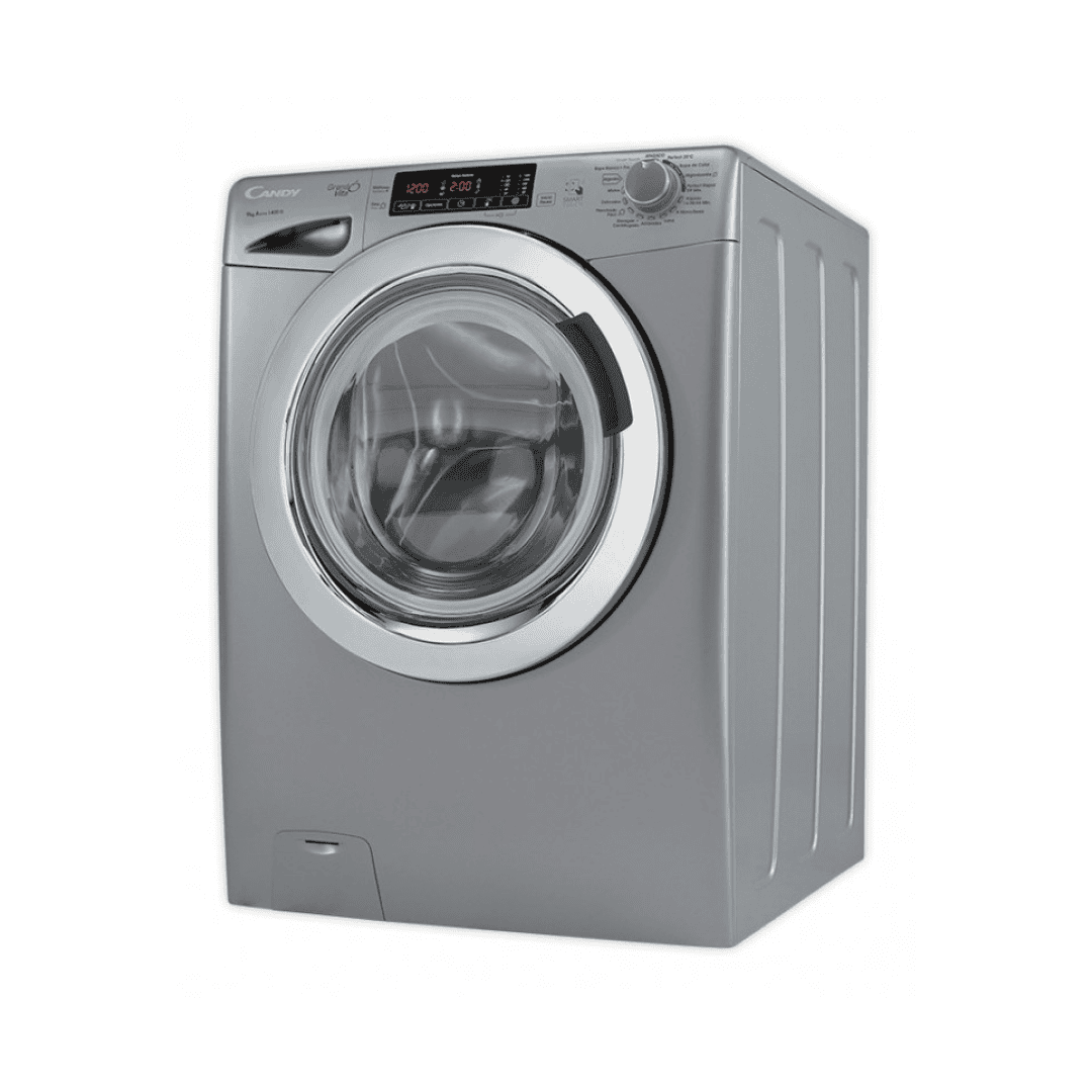 Lavarropas Candy wifi 1400 rpm 9kg acero plata