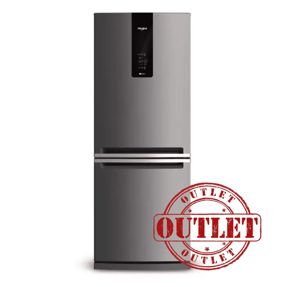 Heladera no frost Whirlpool WRE57K2 inox (M)