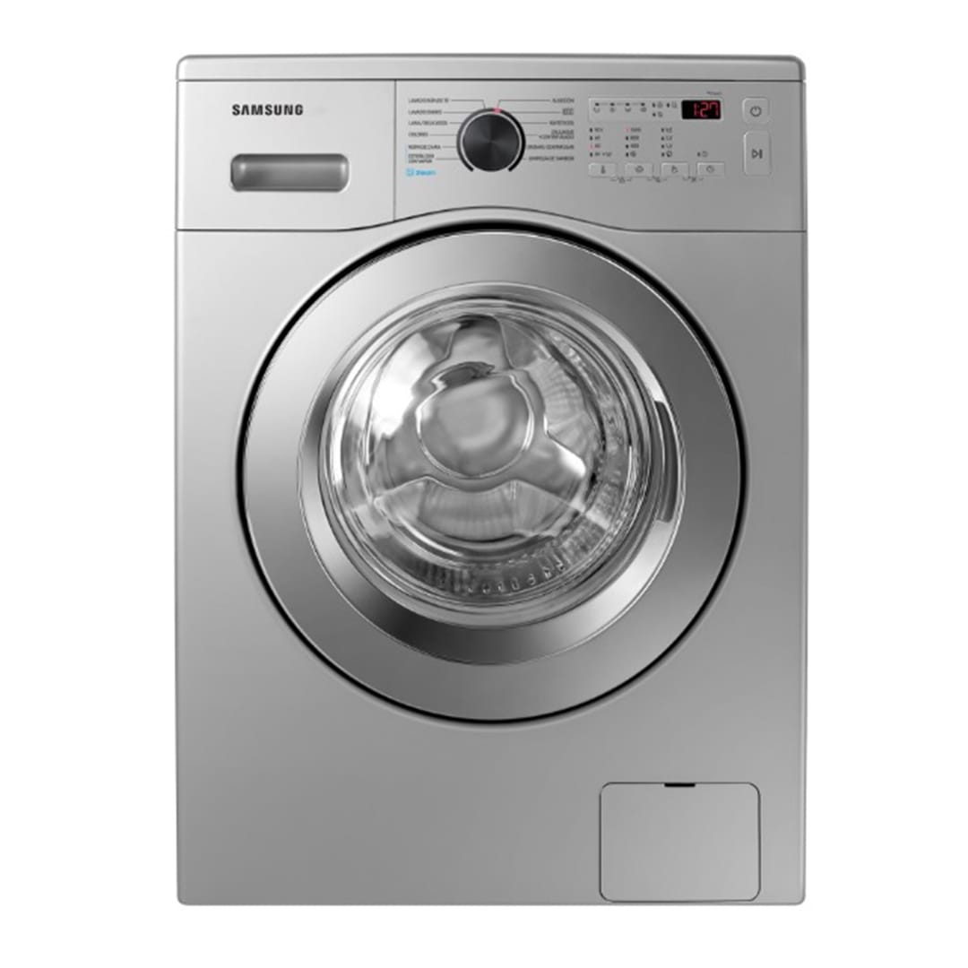 Lavarropas Samsung automatico 7kg 1000rpm plata inverter