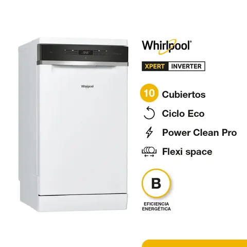 ¡GRAN BARATA! LAVAVAJILLAS WHIRLPOOL 10CUB BLANCO WSFO3T22 OUTLET PREMIUM