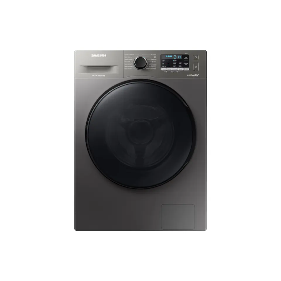 Lavarropas SAMSUNG 9.5kg Gris Carga Frontal Digital Inverter con Ecobubble - WW95AA046BX