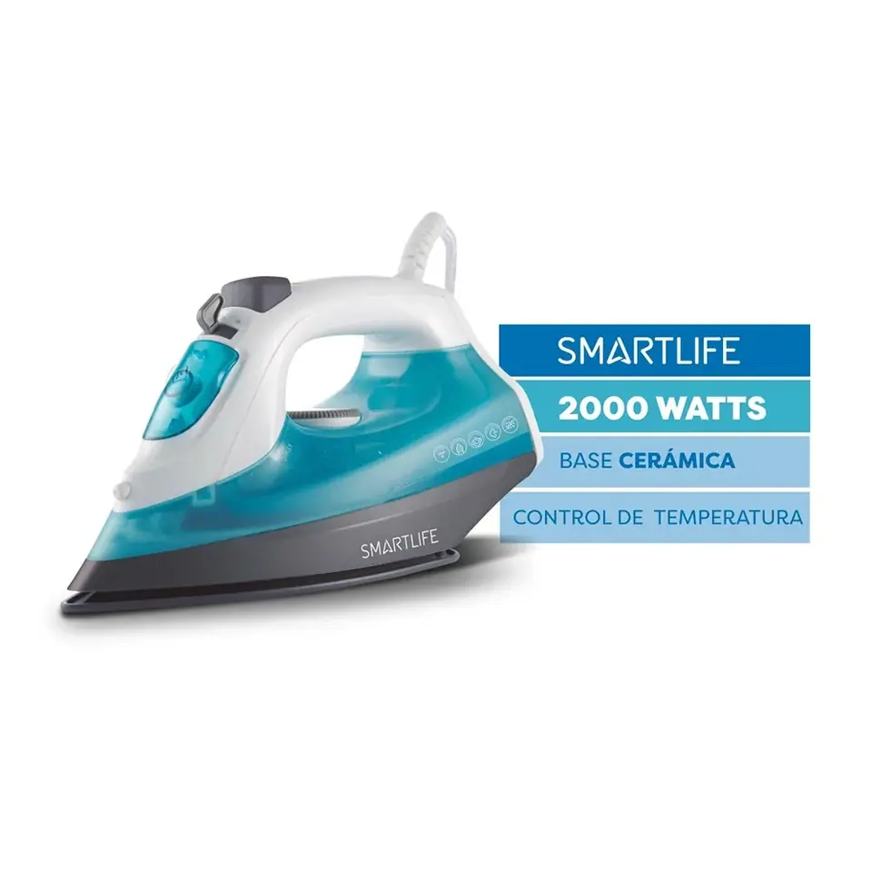 Plancha SMARTLIFE a Vapor 2000W - SL-SIC2326