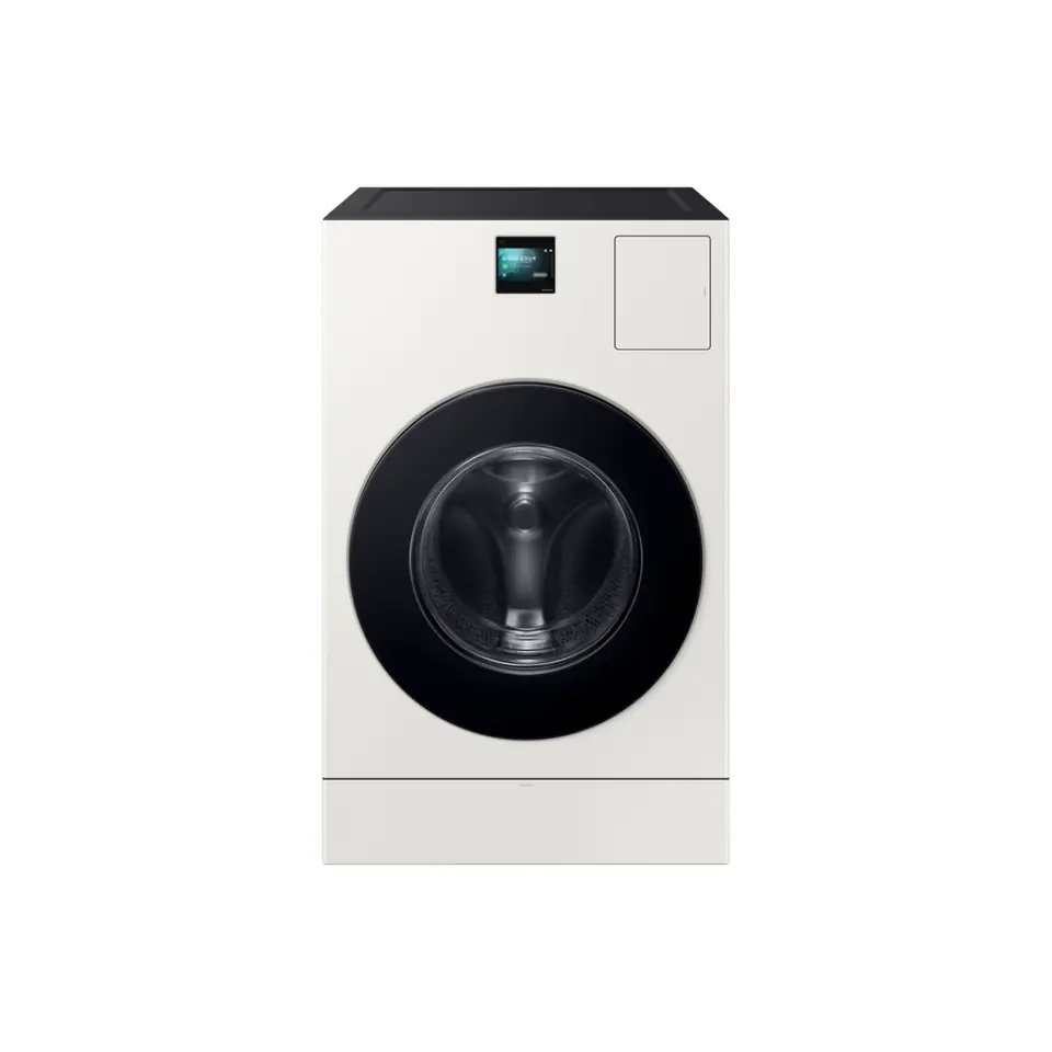 Lavasecarropas SAMSUNG  22kg + 15kg Carga Frontal BLANCO Bespoke AI - WD22FB8690BEBG