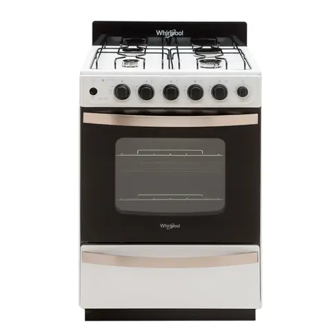 COCINA WHIRLPOOL 4 QUEMADORES WFB57DWDNA  REJILLA ALAMBRE -OUTLET PREMIUM