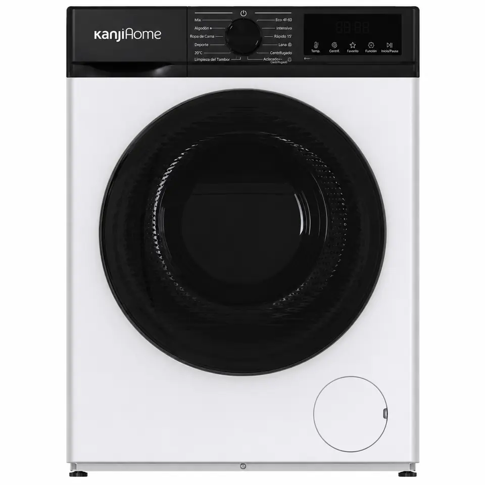 Lavasecarropas KANJI 12Kg + 8kg 1400Rpm Inverter Blanco - KJH-WM12KD8WT01