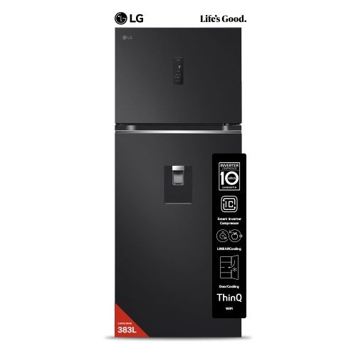 HELADERA LG VT40MPM 395LTS INVERTER NEGRO MATTE - PRIMERA