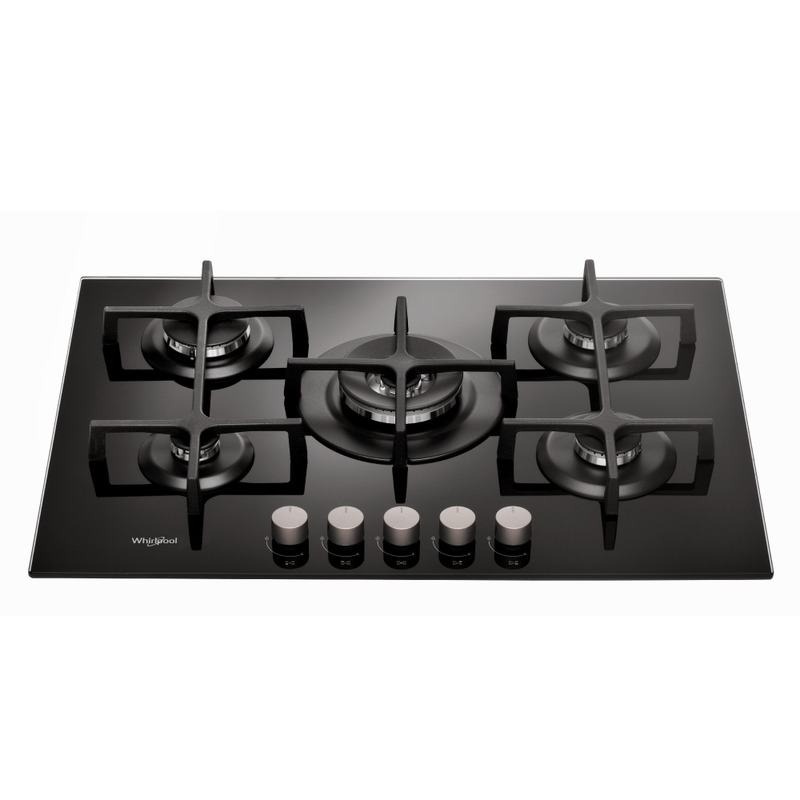 ANAFE WHIRLPOOL EMPOTRABLE A GAS GOA 7523 NEGRO 220V - OUTLET