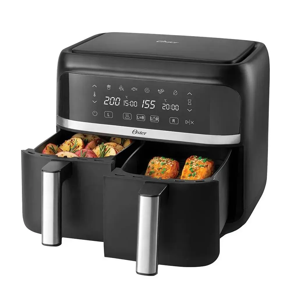 Freidora de Aire OSTER Digital 7,6 Lts 1800W Negro - CKSTAF7MCDDF