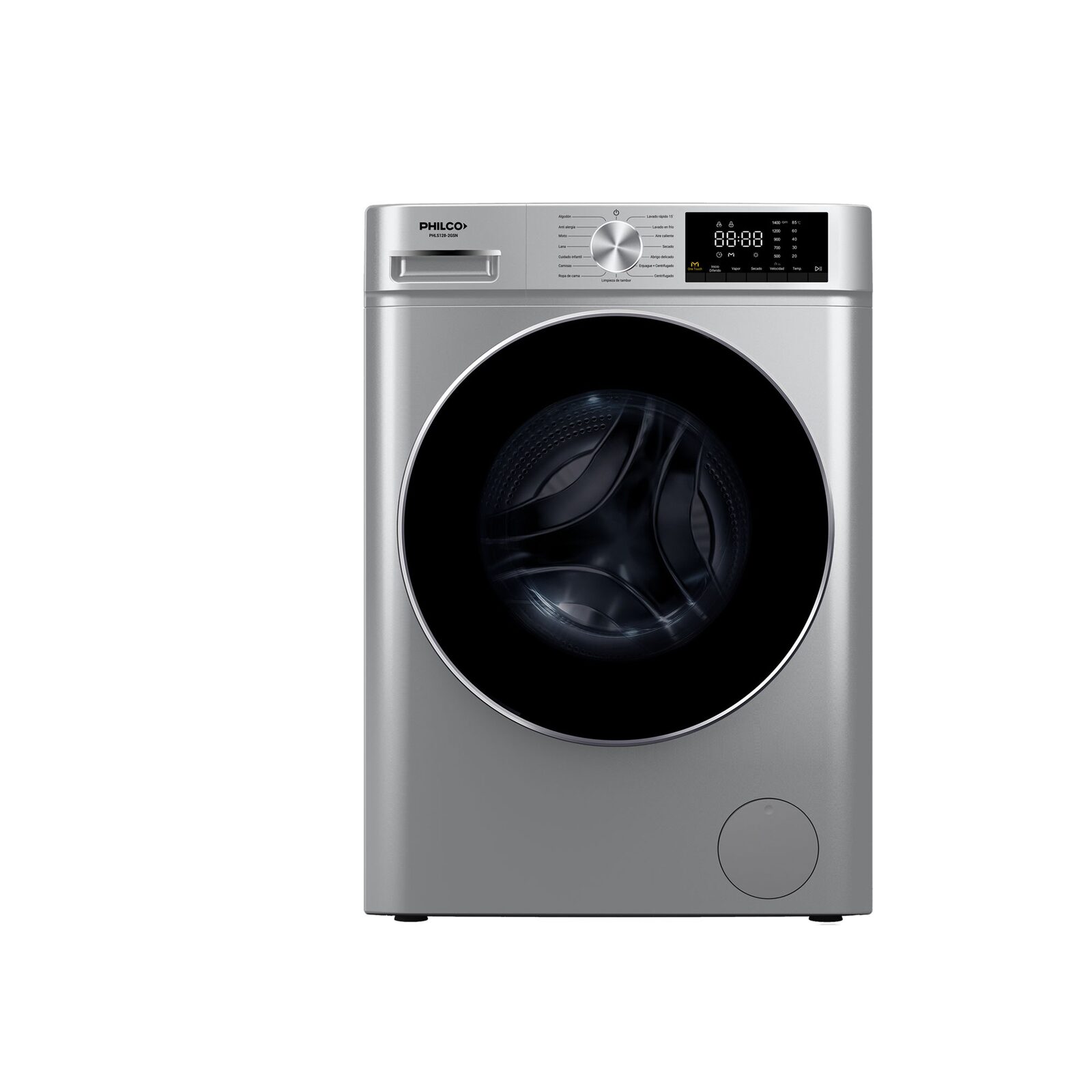 Lavasecarropas Primera Marca 12kg / 8kg Grey Silver