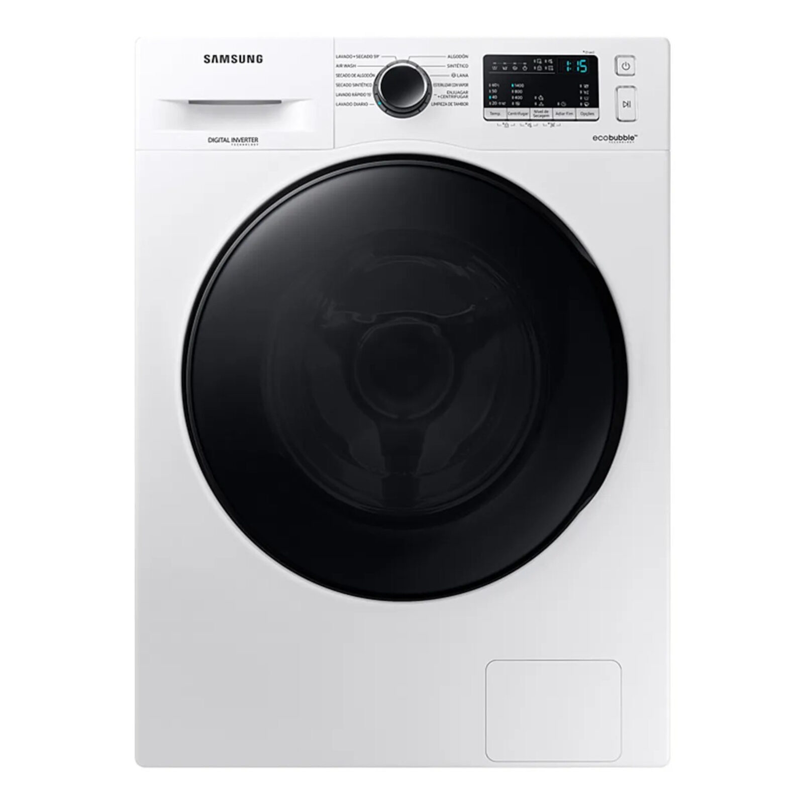 Lavasecarropas SAMSUNG 9.5kg + 6kg Carga Frontal BLANCO AI Control -  WD95T504DBE
