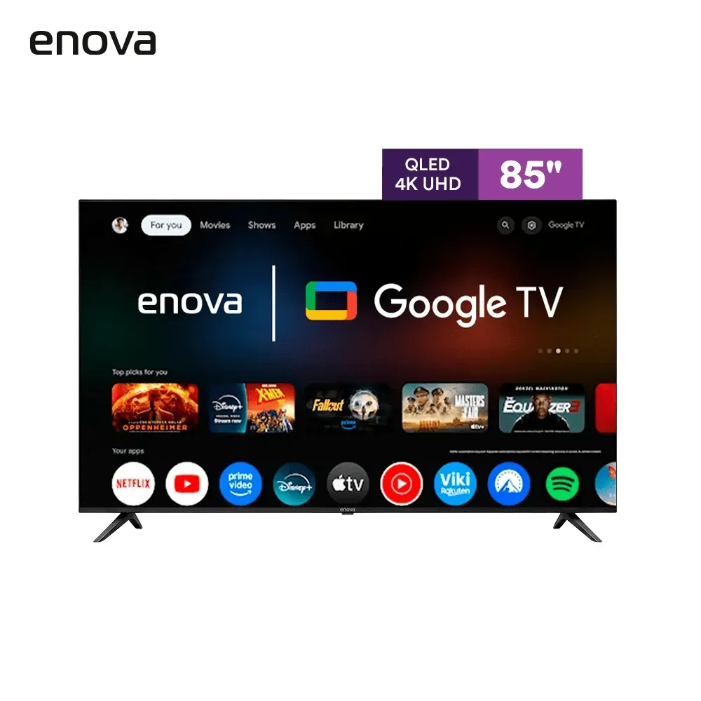 Smart Tv 85 ENOVA 4K ULTRA HD Google Tv - TE85UG10