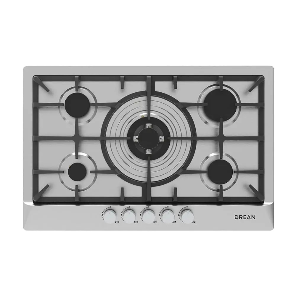 Anafe DREAN a Gas 76 cm Acero Inoxidable - AGDR76CIA