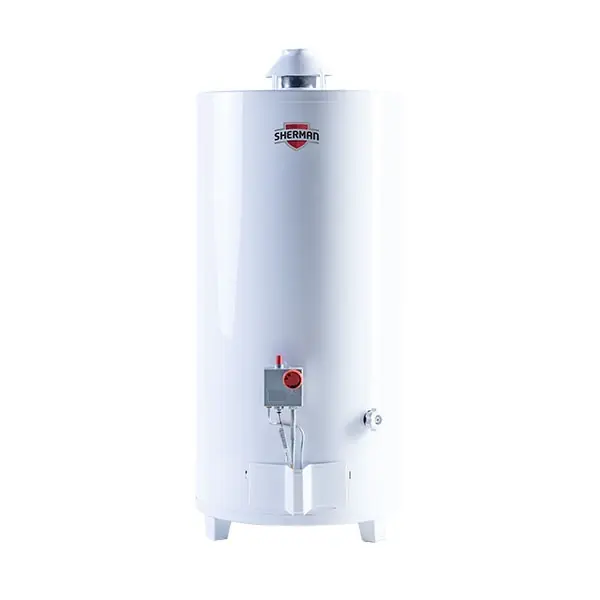 Termotanque Sherman Gas 80L Pie Blanco - TPGP080MSH13