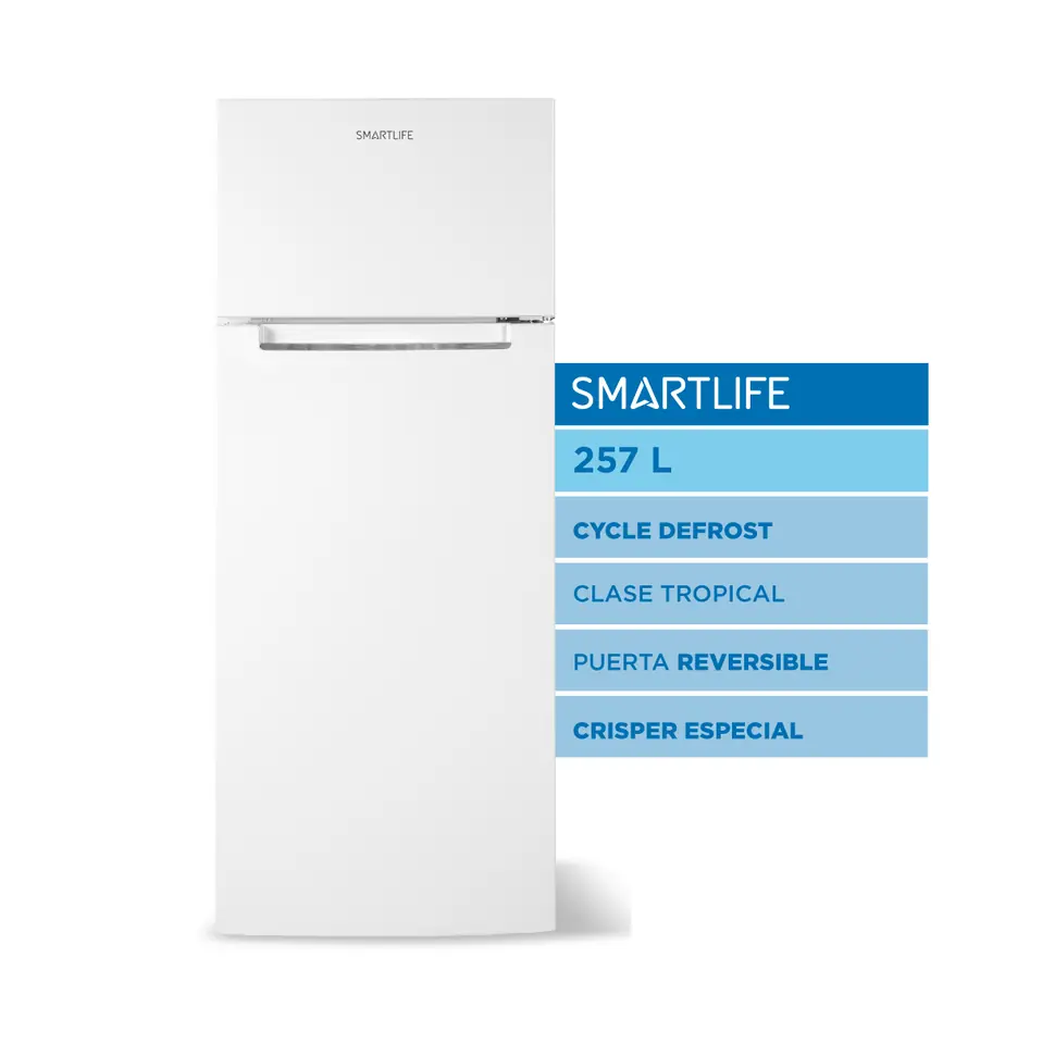 Heladera SMARTLIFE 257 L Cíclica Blanca - SL-RFH260WH