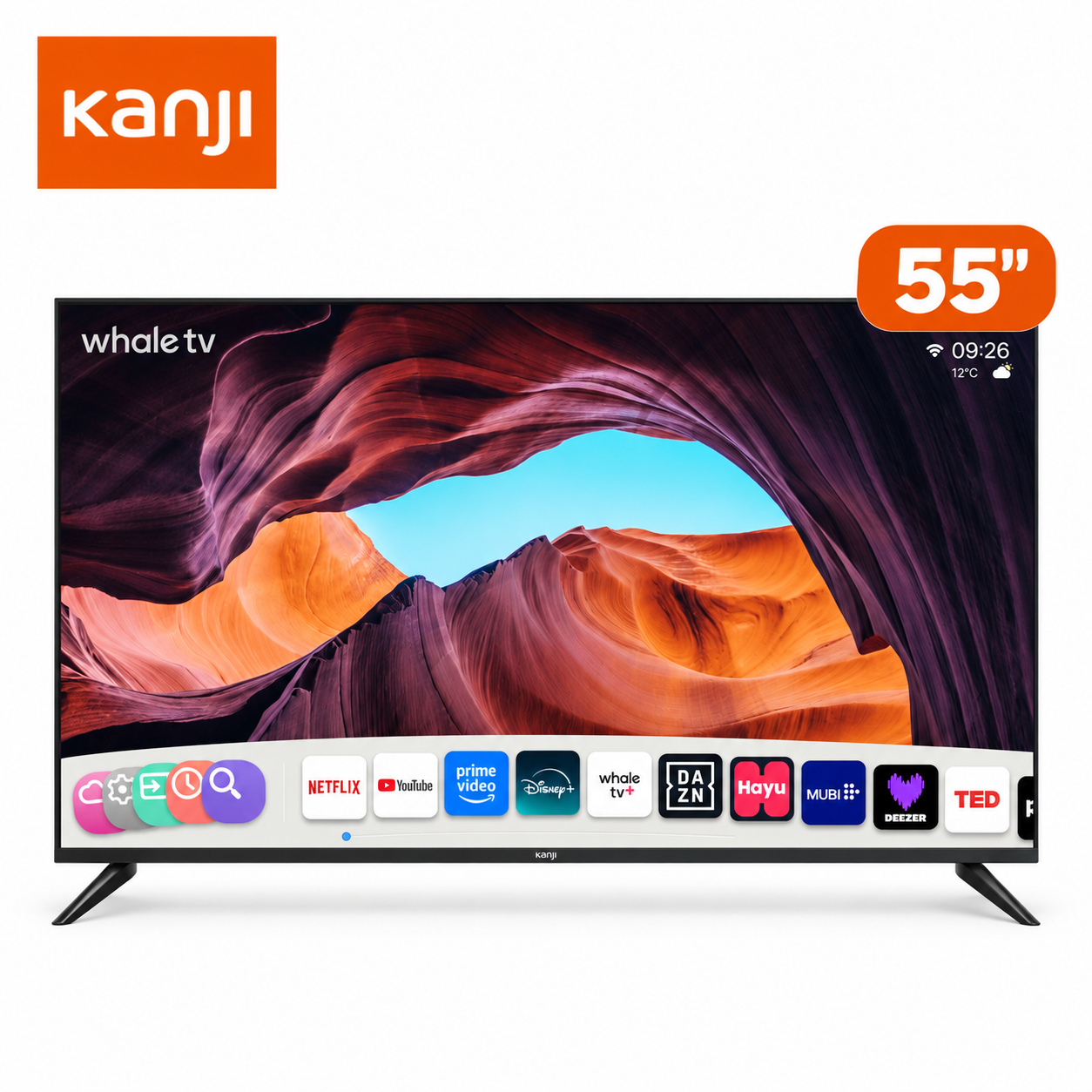 Smart Tv Kanji 55" 4K QLED Whale OS - KJ-55ST005-2