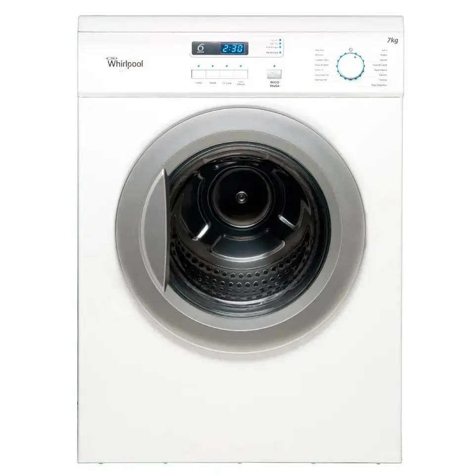 Secarropas WHIRLPOOL 7 Kg por Calor Blanco - WSR07SCDIM