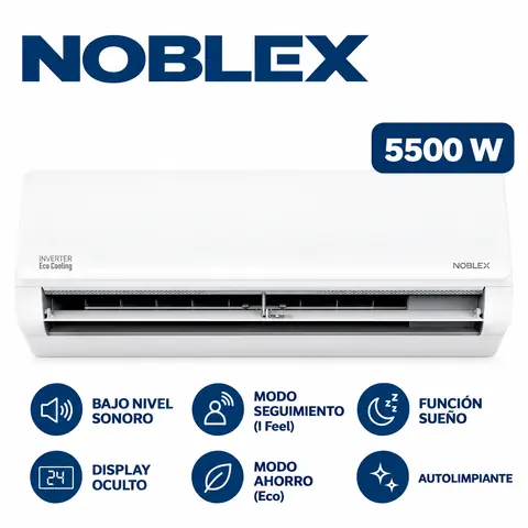Aire Acondicionado NOBLEX 5500W Inverter - NXIN55HA2N