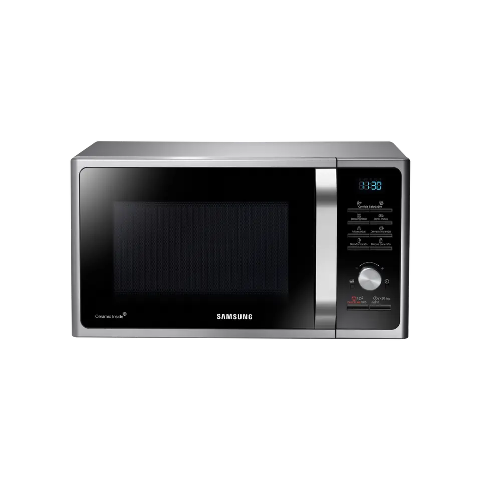 Microondas SAMSUNG 28 L con Grill Silver - MG28F3K3TAS
