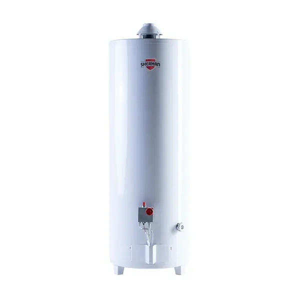 Termotanque Sherman Gas 120L Pie Blanco - TPGP120MSH13