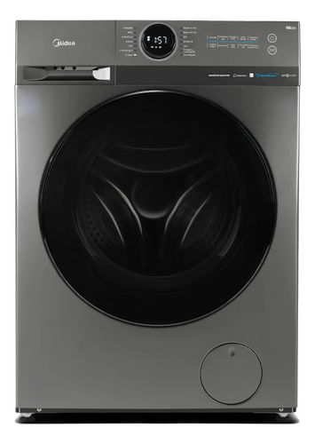 Lavarropas MIDEA 11,5 Kg Carga Frontal Inverter Titanium - MF200W115WB/T-A1