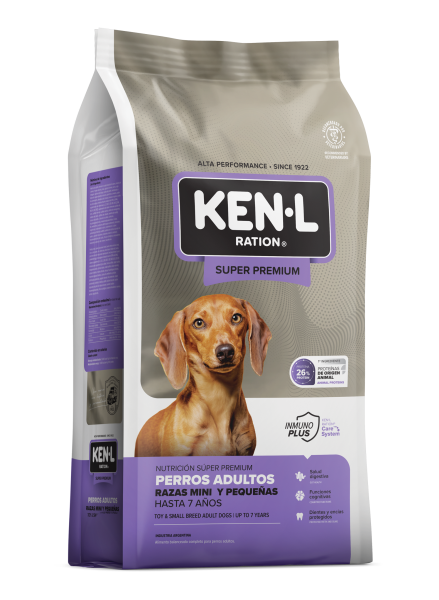Ken-L perro adulto mordida pequeña x 15 kg