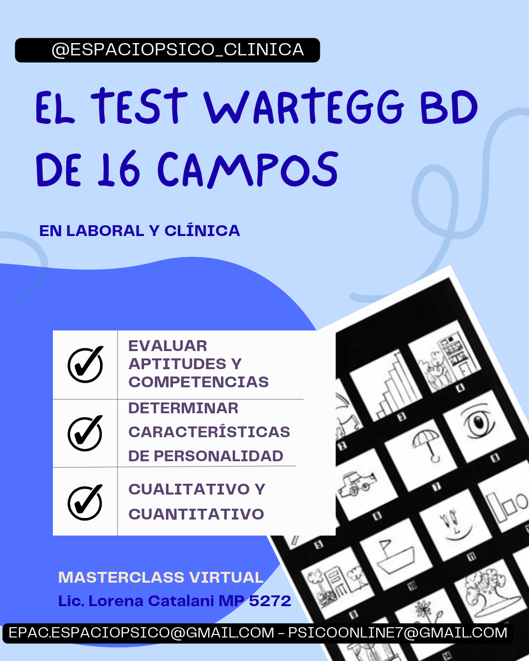 Test WARTEGG BD de 16 CAMPOS
