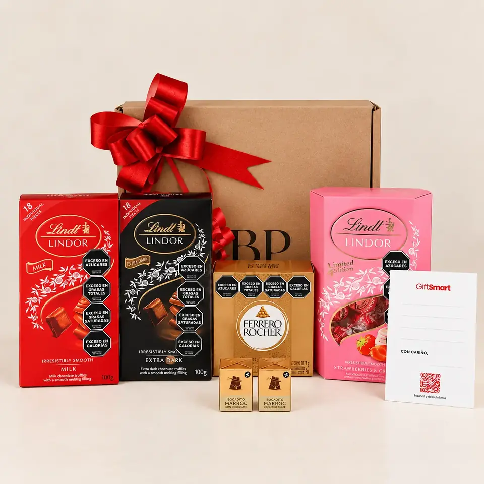 Box Sweet Pink | Lindt, Ferrero Rocher & Chocolates