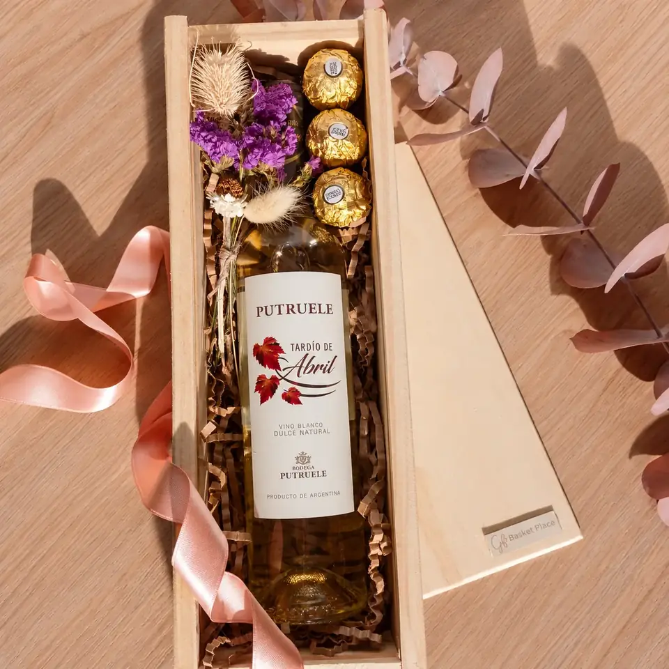 Box Tardío & Ferrero | Vino Dulce & Chocolates