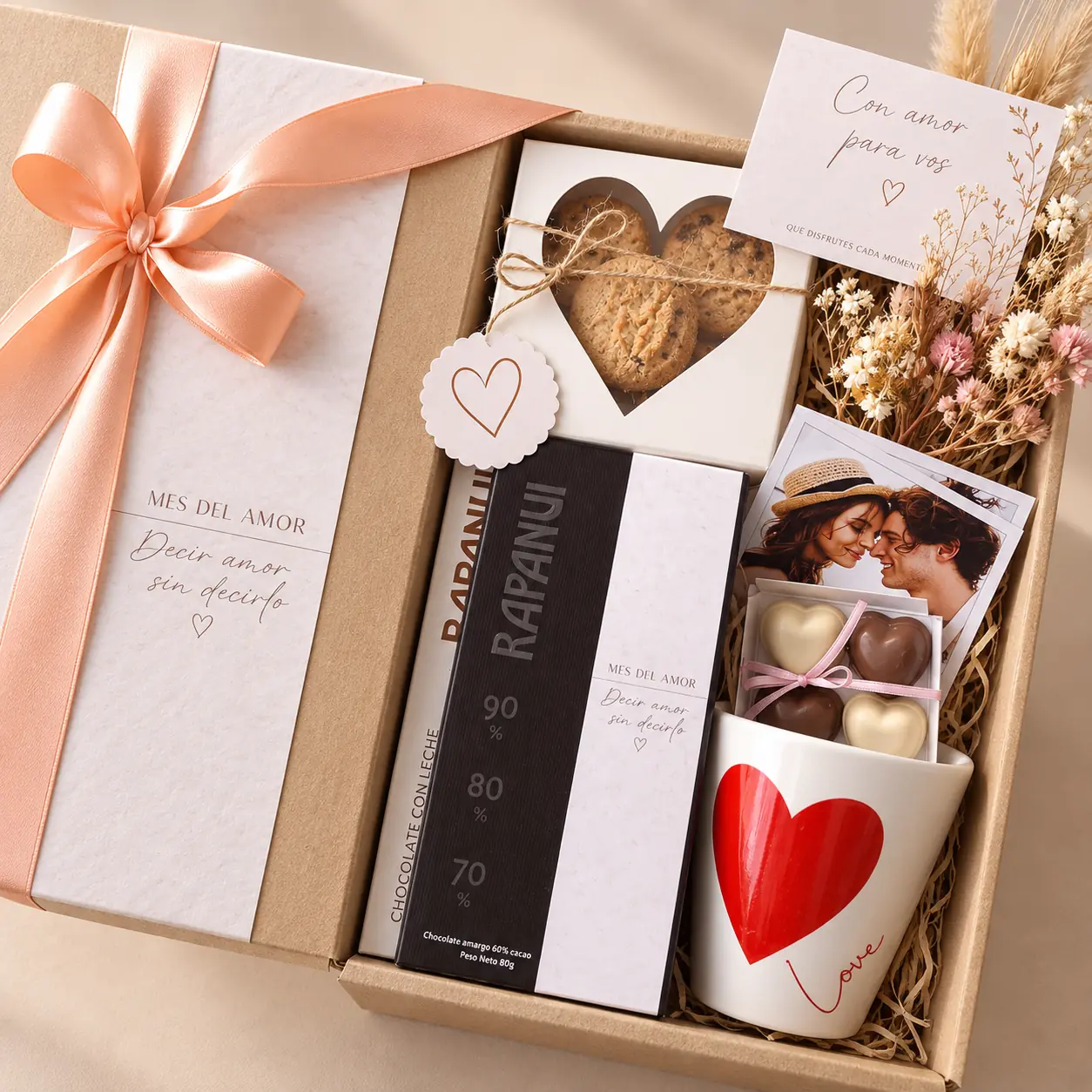 Box Decir Amor | Desayuno & Chocolates Rapa Nui
