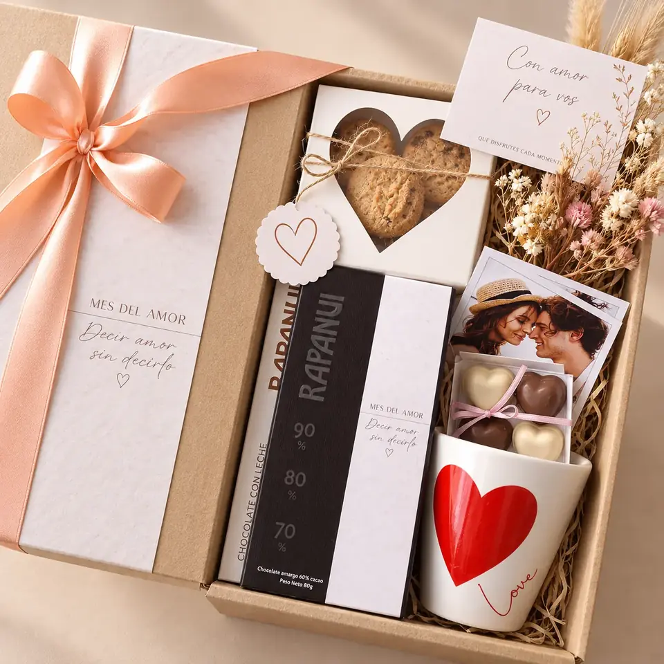 Box Decir Amor | Desayuno & Chocolates Rapa Nui