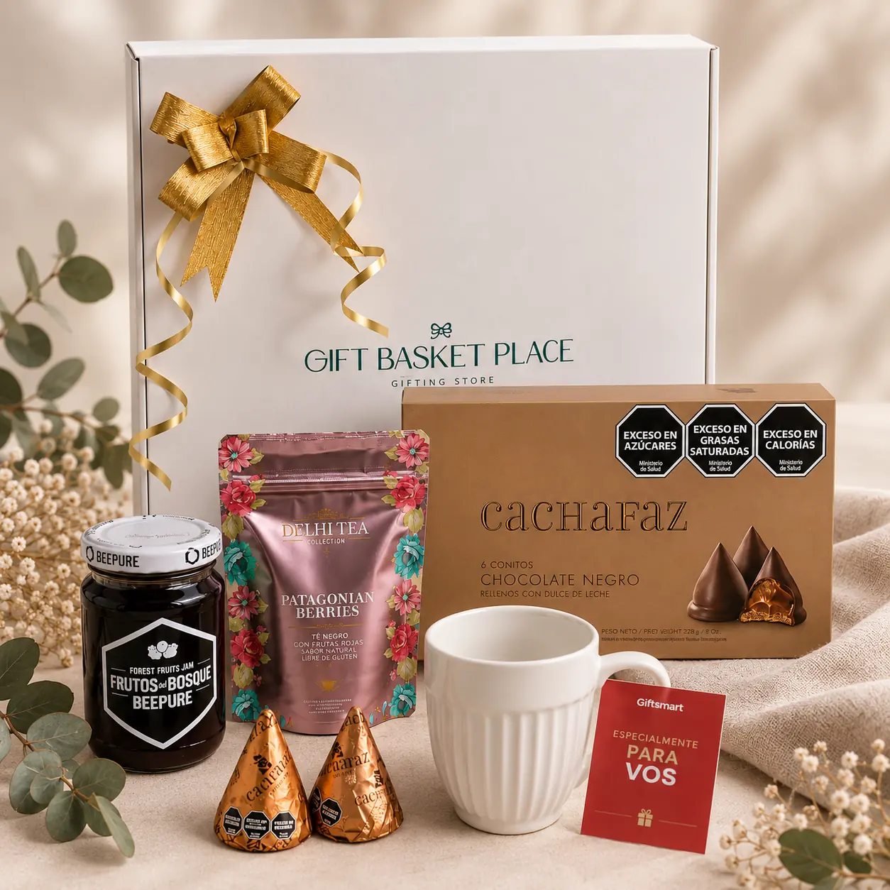 Tea & Snacks | Té, Chocolates & Mermelada