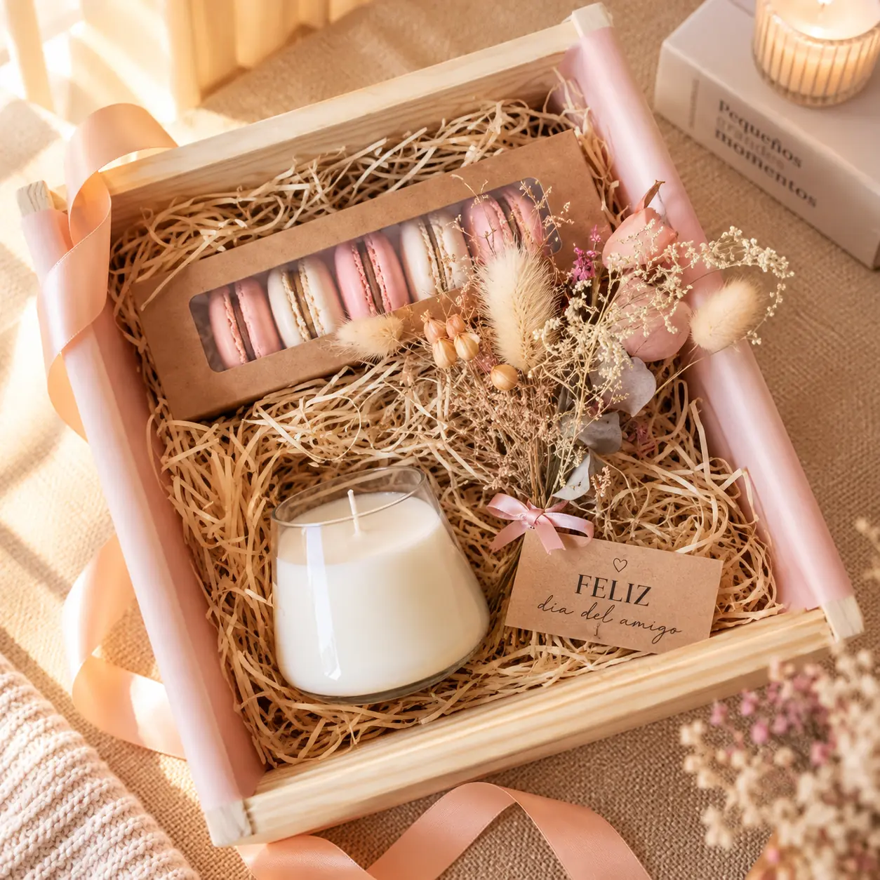 Box Refugio | Vela & Macarons