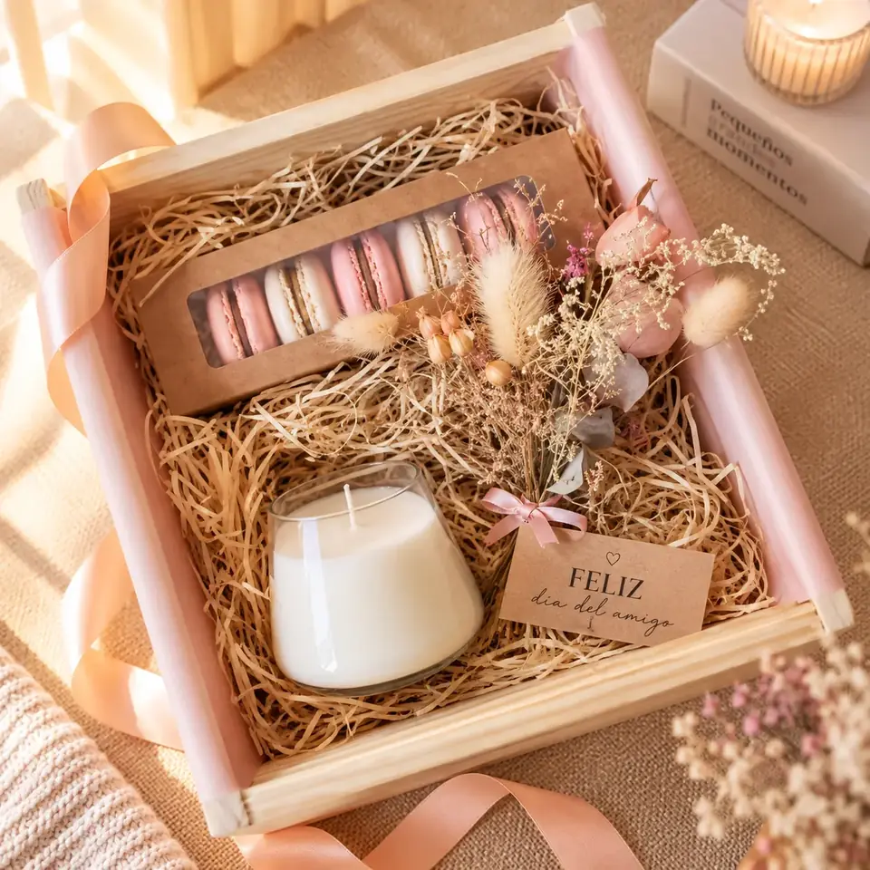 Box Refugio | Vela & Macarons