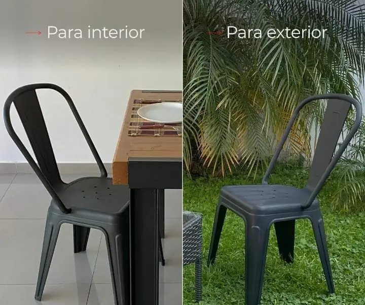 Silla tolix nuevo modelo plástico