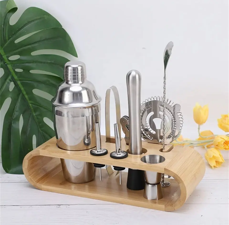 set barman 9 piezas acero inoxidable
