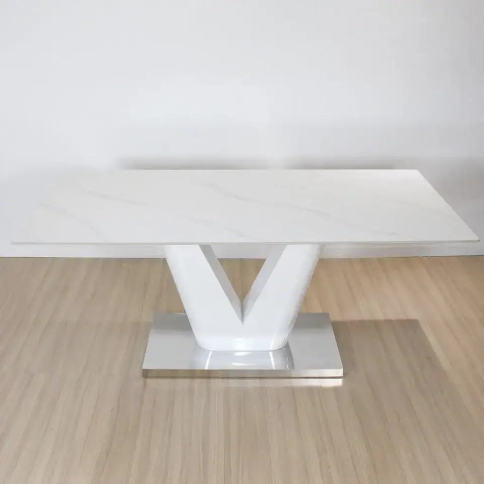 Mesa rectangular  180 cm x 90 cm blanca