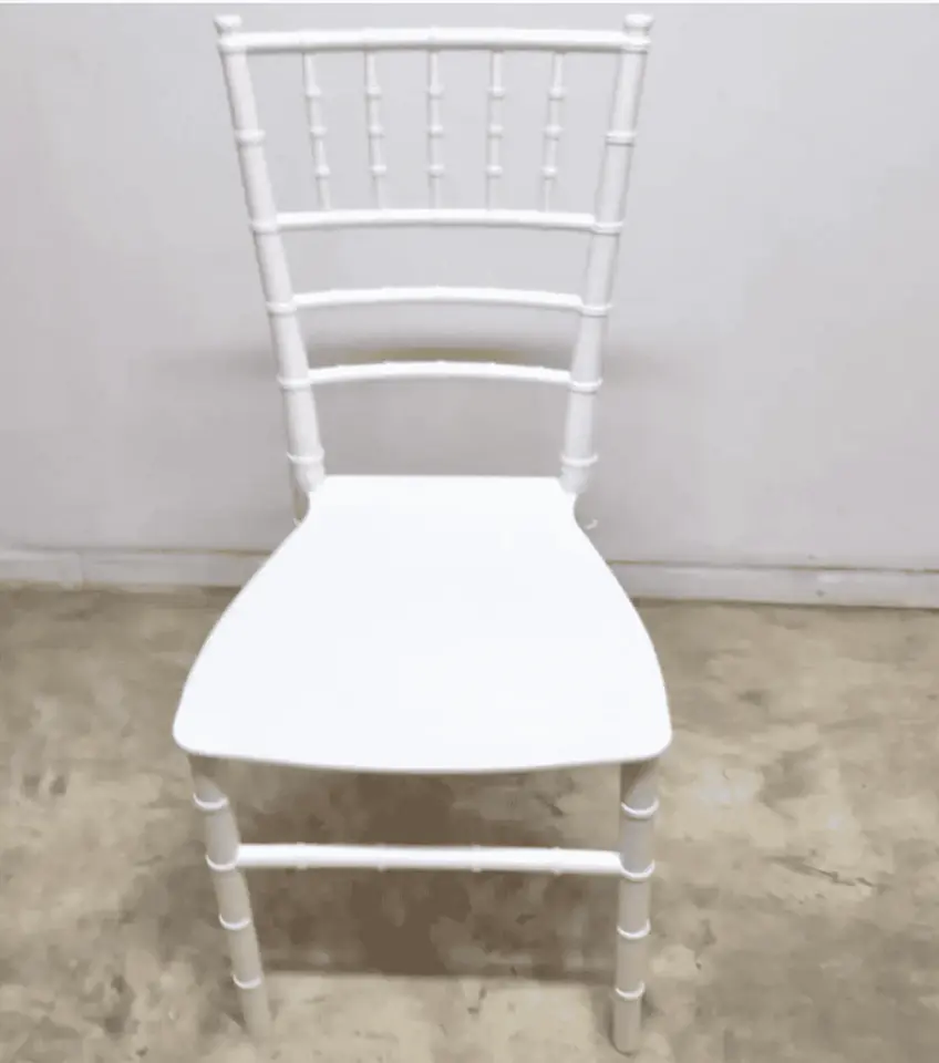 silla tiffany blanca
