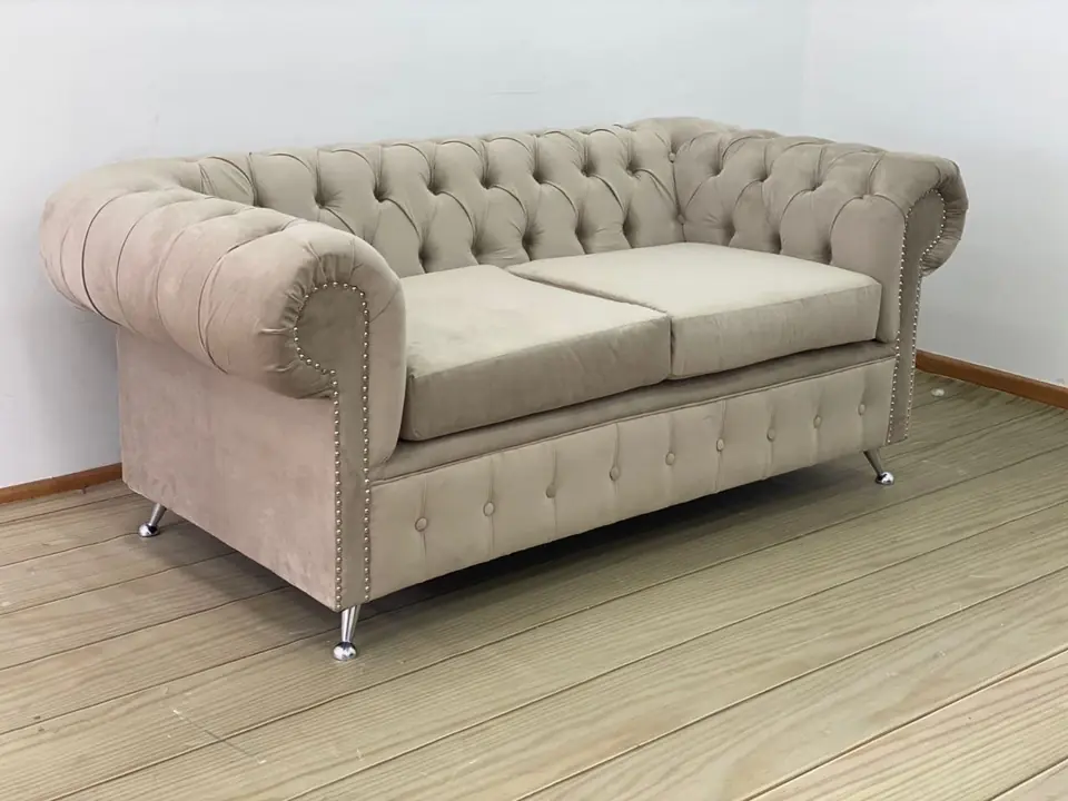 Sillon Chesterfield Tradicional 2 cuerpos