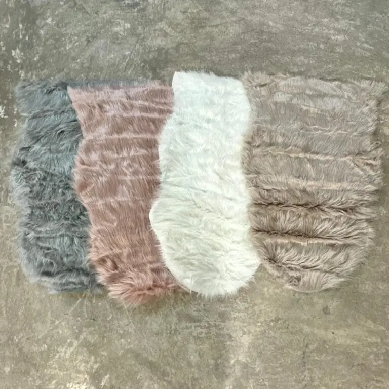 Alfombra de peluche rebeca